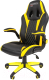 Кресло геймерское Chairman Game 15 новый подлокотник (черный/желтый) - 