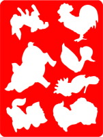 

Трафарет Цветик, Домашние животные / 2091291408