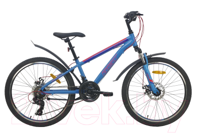 Велосипед AIST Rocky Junior 2.1 2022 (24, синий)