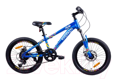 Детский велосипед Krakken Skully 2022 (20, синий)