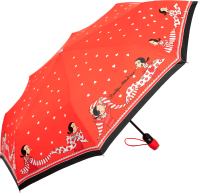 Зонт складной Moschino 7961-OCC Olivia Scarves Red - 