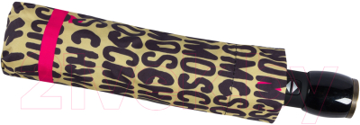 Зонт складной Moschino 8013-OCD Animal Logo Light Brown