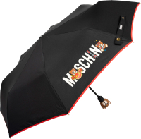 Зонт складной Moschino 8031-OCA Toy Band Black - 