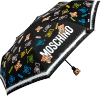 Зонт складной Moschino 8033-OCA Toy Spray Black - 