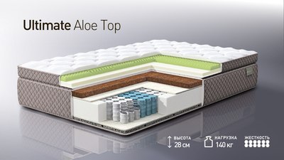 Матрас Natura Vera Ultimate Aloe Top 90x200