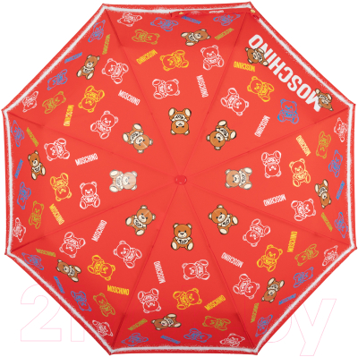 Зонт складной Moschino 8033-OCC Toy Spray Red