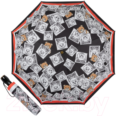 Зонт складной Moschino 8056-OCA Bear Couture Black Multi