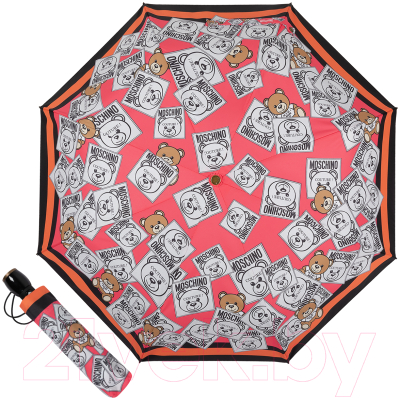Зонт складной Moschino 8056-OCJ Bear Couture Fuxia Multi