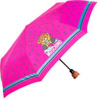 Зонт складной Moschino 8058-OCJ Bear In The Rain Fuxia - 