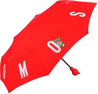 Зонт складной Moschino 8068-OCC Bear In The Logo Red - 