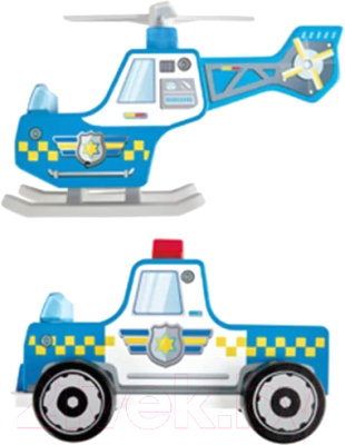 Паркинг игрушечный Hape Полицеский участок / E3050-HP