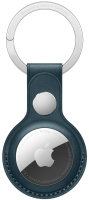 Чехол для беспроводной метки-трекера Apple AirTag Leather Key Ring Baltic Blue / MHJ23 - 