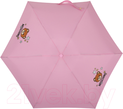 Зонт складной Moschino 8211-compactN Toy Stars Pink