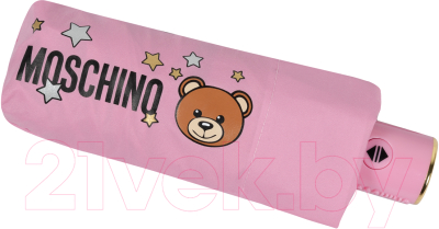Зонт складной Moschino 8211-compactN Toy Stars Pink