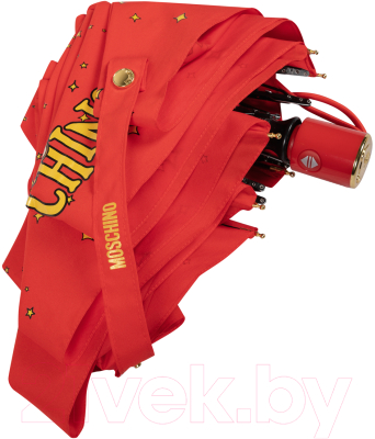Зонт складной Moschino 8323-compactC Toy Constellation Red