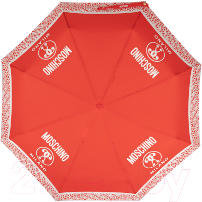 Зонт складной Moschino 8872-OCC Logo Red