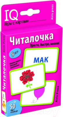 

Развивающие карточки Умные игры, Читалочка / AP-27311