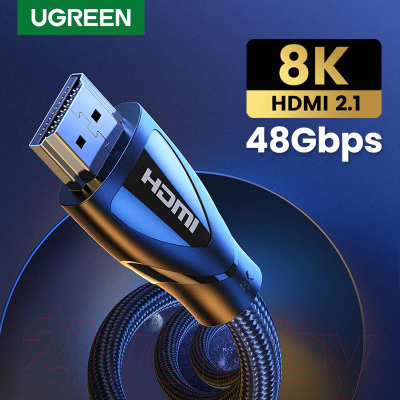 Кабель Ugreen HD140 / 80402 (1.5м, черный)