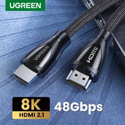 Кабель Ugreen HD140 / 80402 (1.5м, черный)