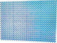 Коврик грязезащитный Пластизделие Пила мини 82х58 (синий) - 
