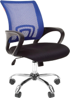 Кресло офисное Chairman 696 хром (TW синий) - 