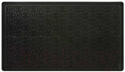 Коврик Мультидом Мозаика / МК72-38 (60x38, черный)