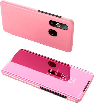 Чехол-книжка Case Smart View для Galaxy A60 (розовое золото) - 