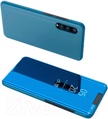 Чехол-книжка Case Smart View для Galaxy A70 (синий)