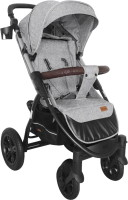 Детская прогулочная коляска Baby Tilly Omega / CRL-1611 (Light Grey) - 