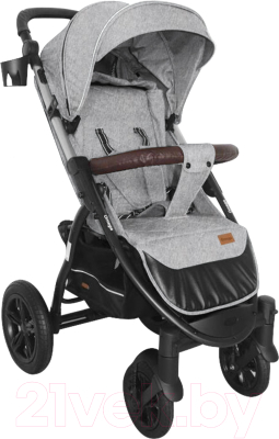 Детская прогулочная коляска Baby Tilly Omega / CRL-1611 (Light Grey)