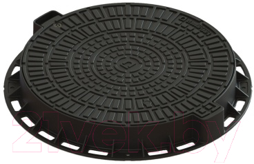 Люк канализационный Стандартпарк Лого пластиковый (800x100, черный)