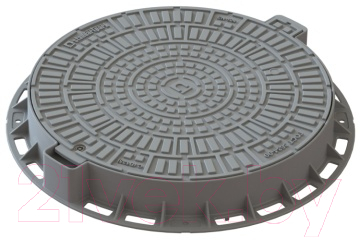 Люк канализационный Стандартпарк Лого пластиковый (800x100, серый)