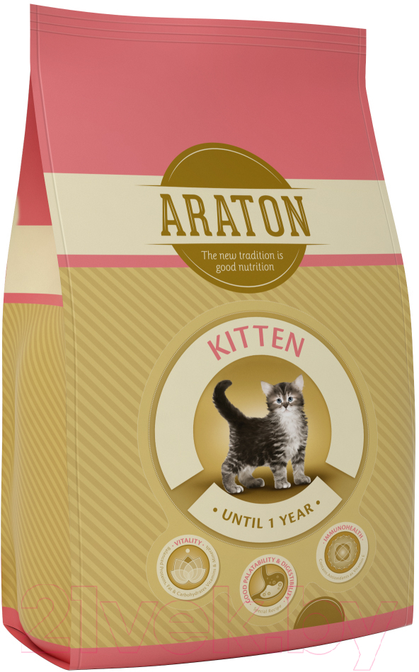 Корм для кошек Araton Kitten / ART45645 (15кг)