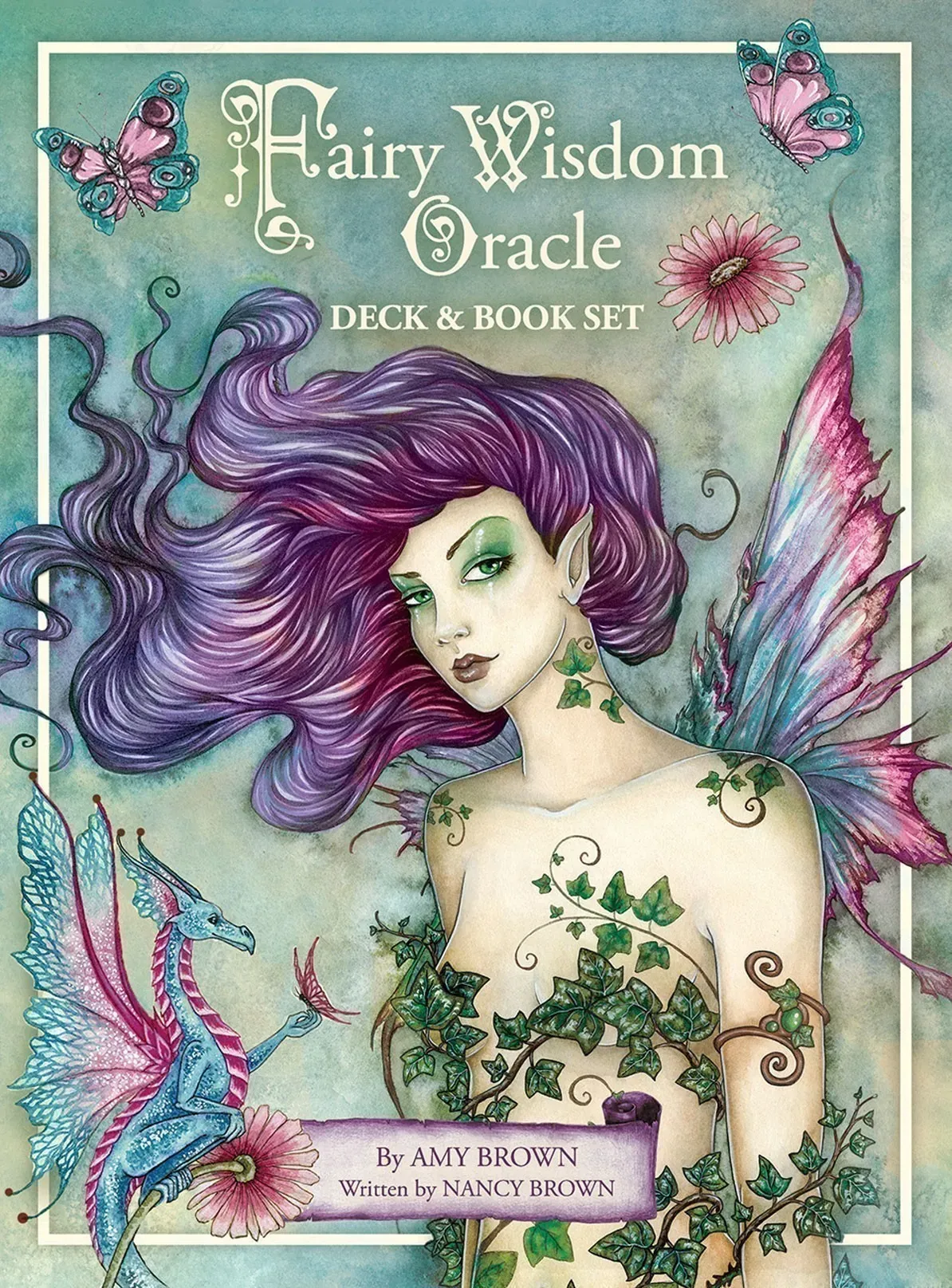 Гадальные карты U.S. Games Systems Fairy Wisdom Oracle Deck and Book Set / FWO64