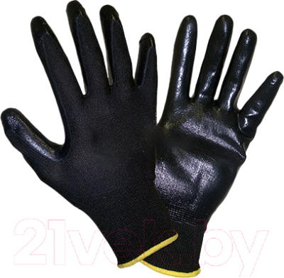 Перчатки защитные Hantong Honesty С нитриловым покрытием TR-517B (р.9, черный)