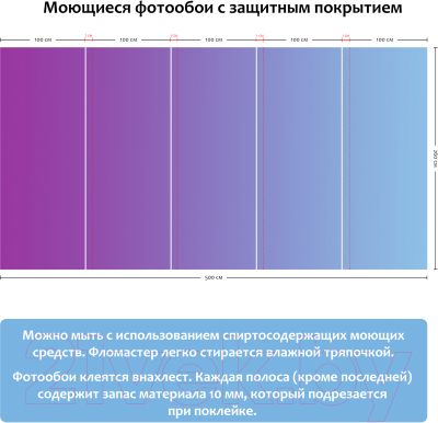 Фотообои листовые Citydecor Райские тропики (500x260)