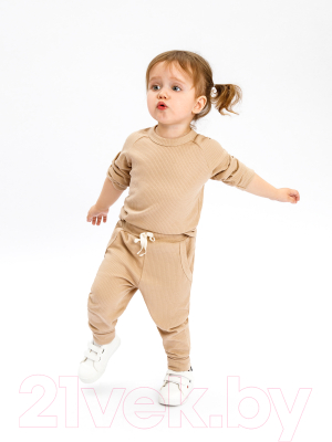 Костюм для малышей Amarobaby Fashion / AB-OD21-FS11/03-62 (бежевый, р. 62)