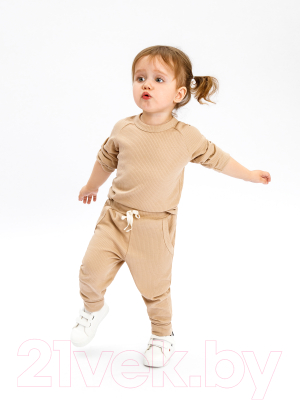 Костюм для малышей Amarobaby Fashion / AB-OD21-FS11/03-68 (бежевый, р. 68)