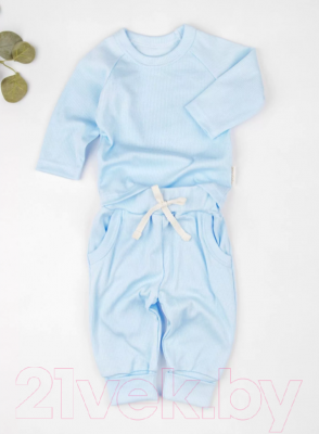 Костюм для малышей Amarobaby Fashion / AB-OD21-FS11/19-62 (голубой, р. 62)