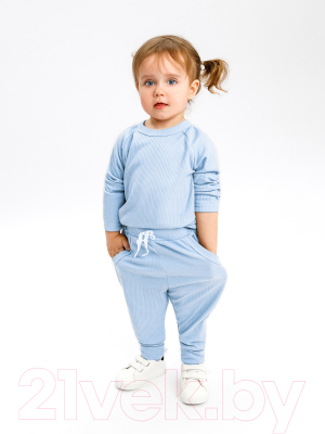 Костюм для малышей Amarobaby Fashion / AB-OD21-FS11/19-62 (голубой, р. 62)