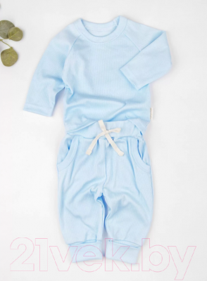 Костюм для малышей Amarobaby Fashion / AB-OD21-FS11/19-68 (голубой, р. 68)