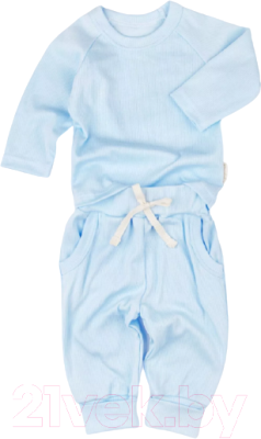 Костюм для малышей Amarobaby Fashion / AB-OD21-FS11/19-86 (голубой, р. 86)