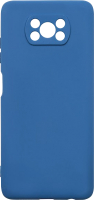 Чехол-накладка Volare Rosso Jam для Poco X3 NFC (синий) - 