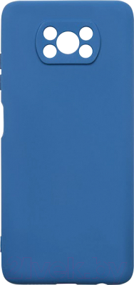 Чехол-накладка Volare Rosso Jam для Poco X3 NFC (синий)
