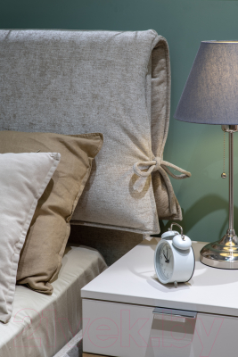 Изображение товара Двуспальная кровать Шатура Soho белая AR6-01.DR с ПМ / 488073