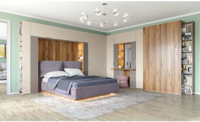 Изображение товара Секция для кровати Шатура Soho HB8-02.DS/DV / 487070