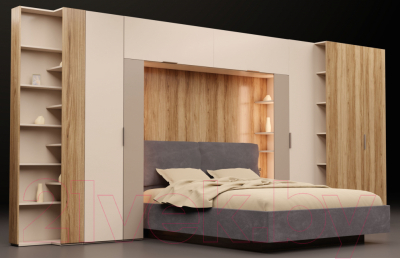 Изображение товара Секция для кровати Шатура Soho HB8-02.DS/DV / 487070