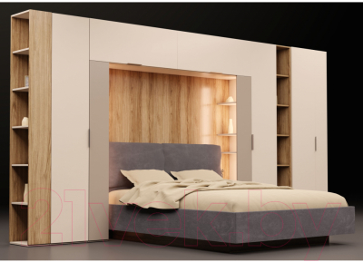 Изображение товара Секция для кровати Шатура Soho HB8-02.DS/DV / 487070