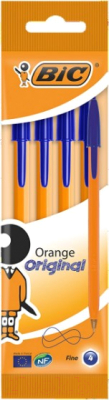 Набор шариковых ручек Bic Orange (4шт)