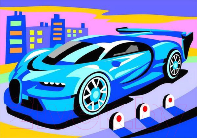 Изображение товара Картина по номерам Lori Бугатти / Ркн-071